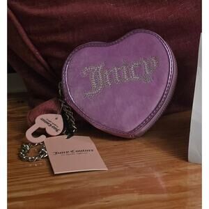 💜 Juicy Couture Purple Wristlet – Royal Glam on the Go 💜